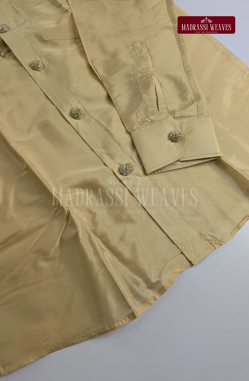Aari Work Men's Shirt Only - 8 (Hand Crafted) - (DESPATCH TIME 15 DAYS)