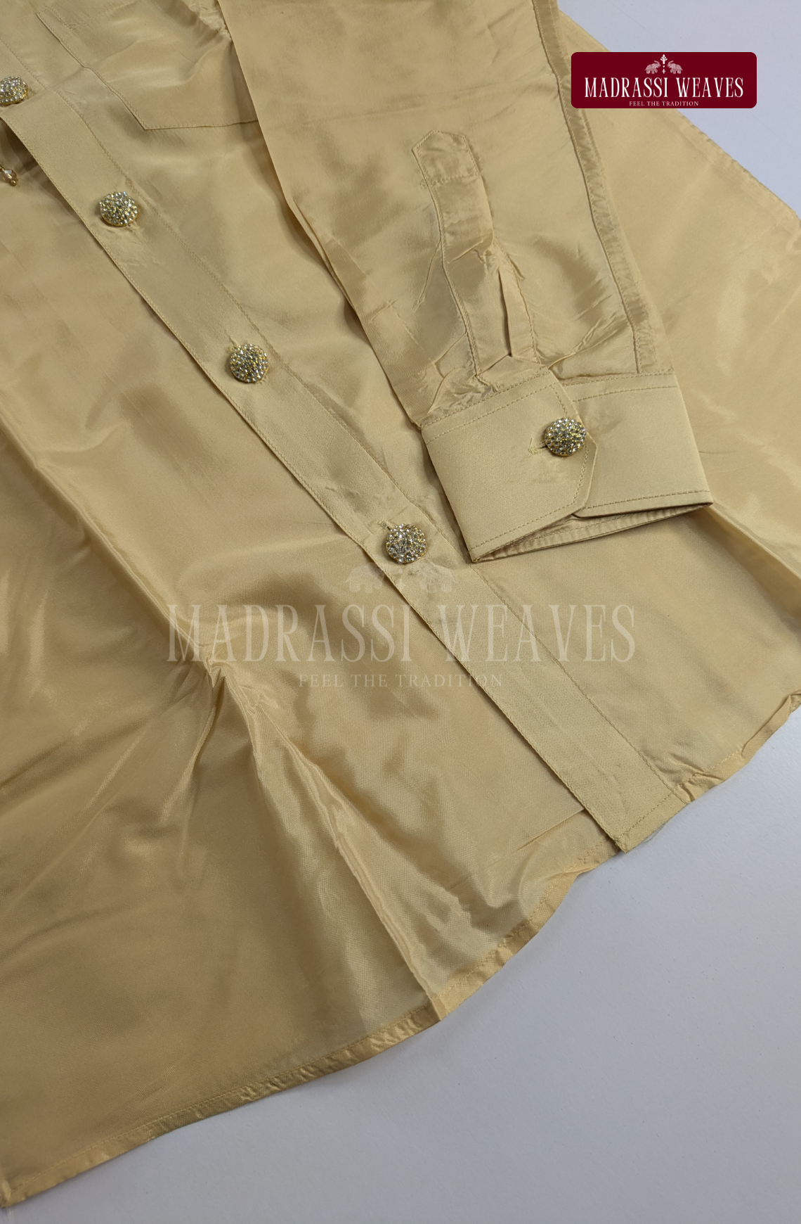 Aari Work Men's Shirt Only - 8 (Hand Crafted) - (DESPATCH TIME 15 DAYS)