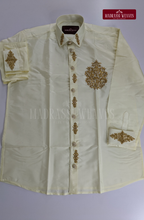 Aari Work Men's Shirt Only (Hand Crafted) - (DESPATCH TIME 15 DAYS)
