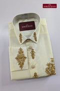 Aari Work Men's Shirt Only (Hand Crafted) - (DESPATCH TIME 15 DAYS)
