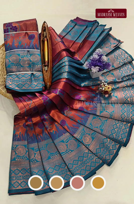 Avarthana Floral Motif Saree