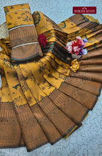 Avarthana Peacock Saree with Zari Border