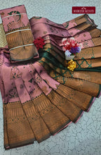 Avarthana Peacock Saree with Zari Border