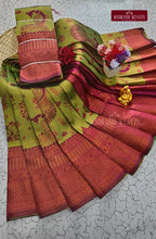 Avarthana Peacock Saree with Zari Border