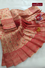 Avarthana Rose Tissue Saree