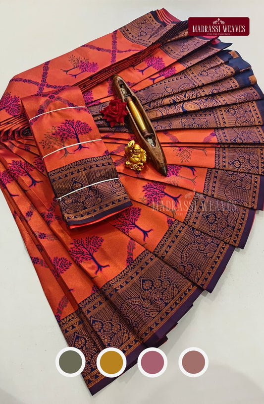 Avarthana Spiral Tree Saree