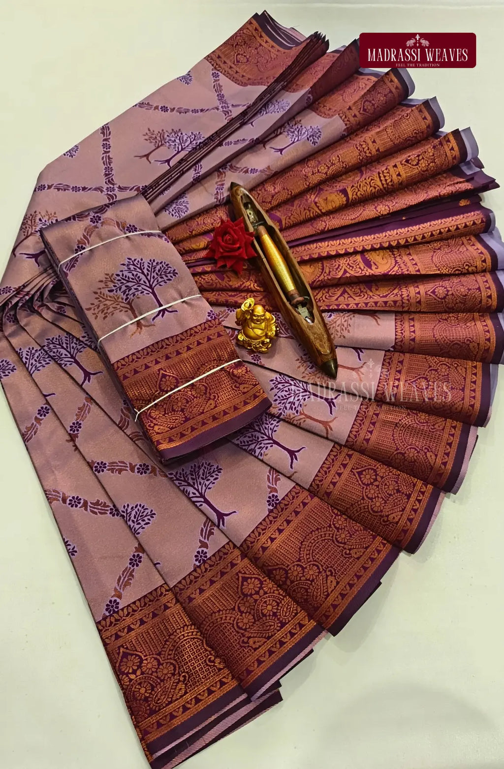 Avarthana Spiral Tree Saree