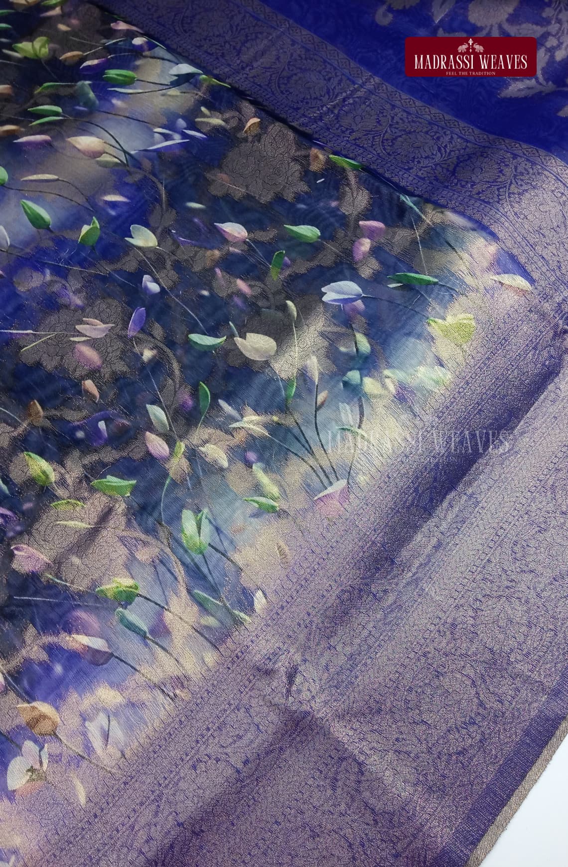Office Wear Digital Soft Cotton Silk Saree