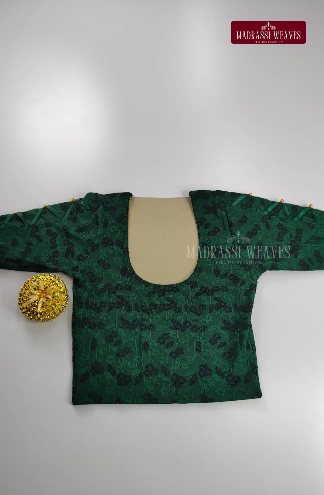 Beaded Stretchable Readymade Blouse