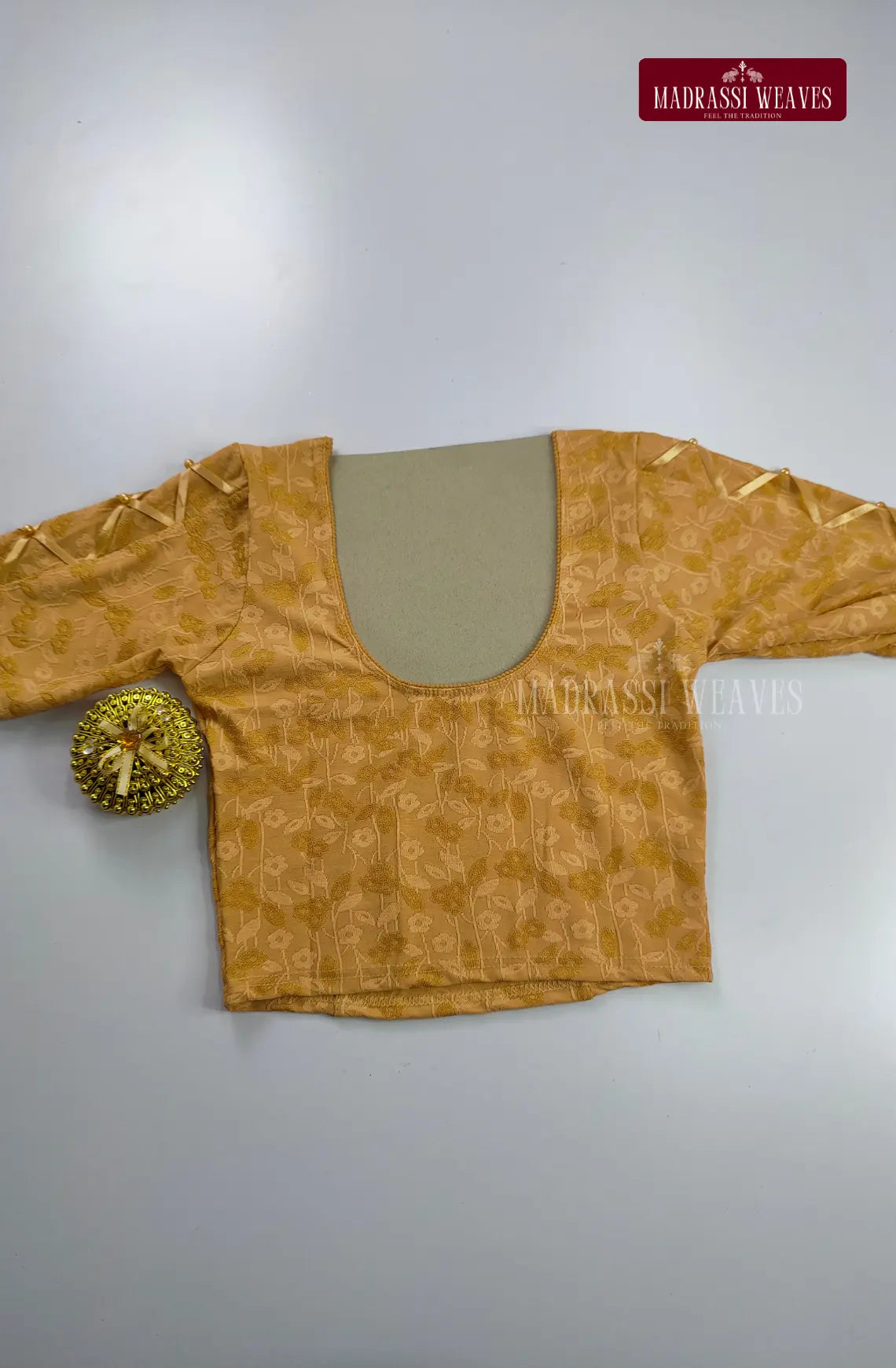 Beaded Stretchable Readymade Blouse