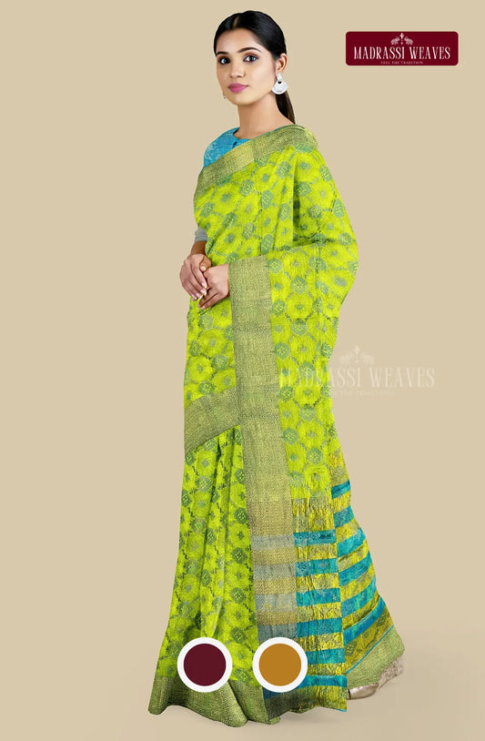 Brasso Cotton Silk Saree