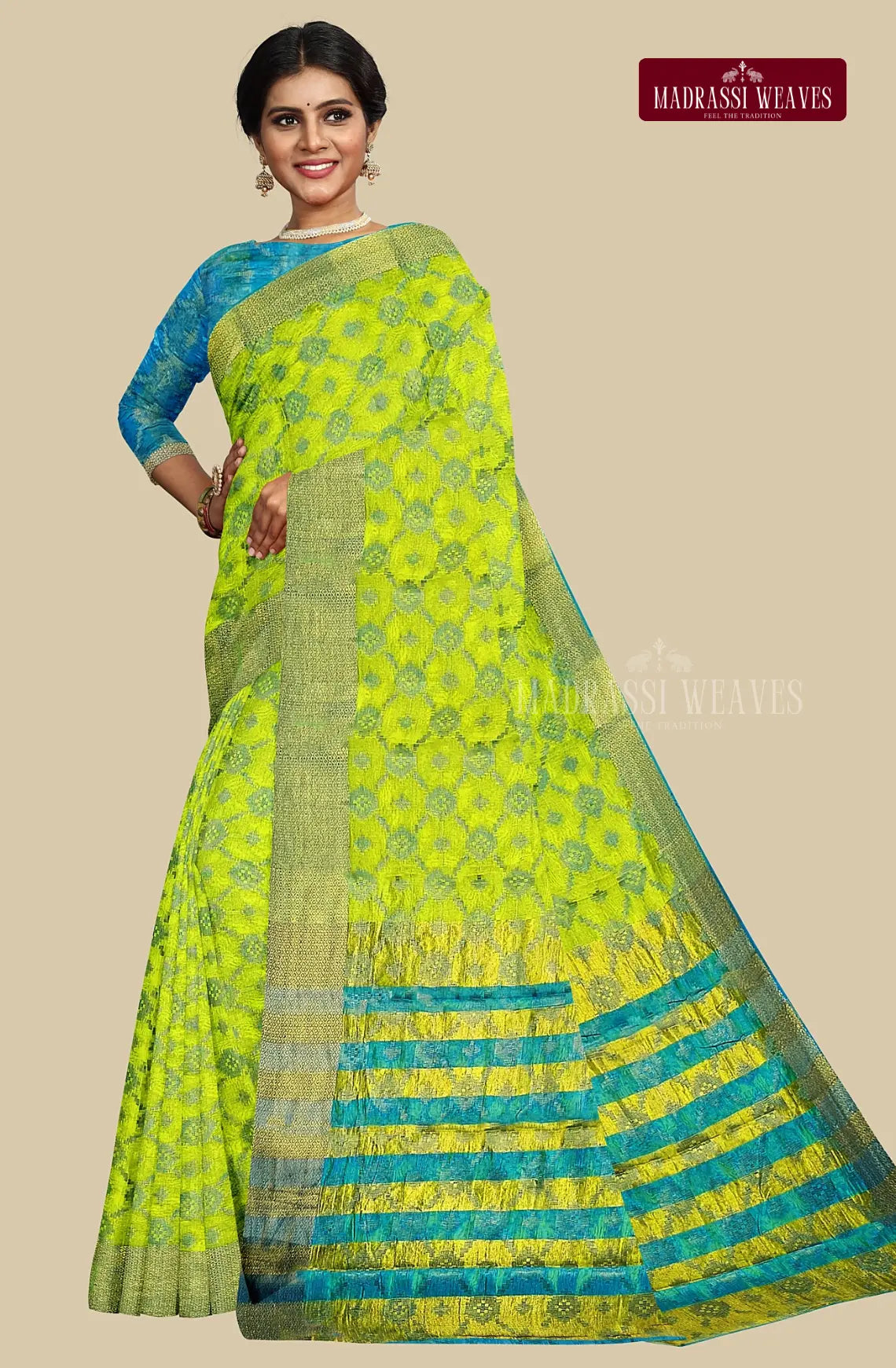 Brasso Cotton Silk Saree