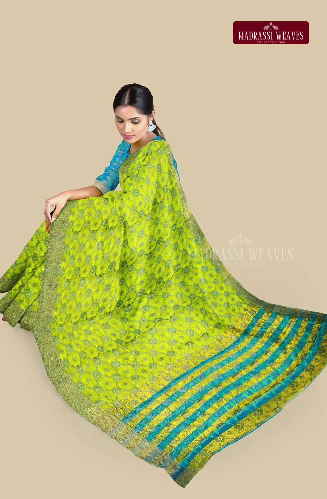 Brasso Cotton Silk Saree
