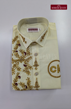 Luxury Aari Work Wedding Silk Dhoti Set (HandCrafted) -(DESPATCH TIME 15 DAYS) - Off White