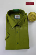 Casual Men's Cotton Dhoti Set - Green