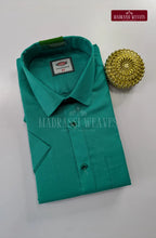 Casual Men's Cotton Dhoti Set - Rama Green
