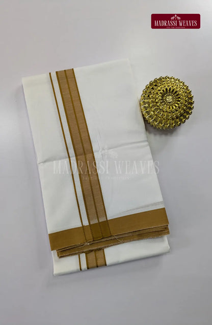 Casual Men's Cotton Dhoti Set - Sandal