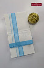 Casual Men's Cotton Dhoti Set - Sky Blue