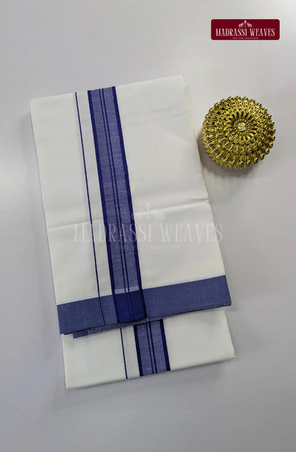 Casual Men's Cotton Dhoti Set - Violet