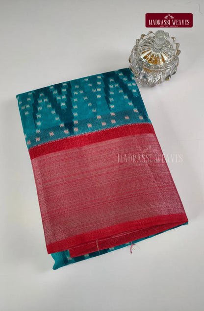 Chavron Pattern Rayon Blend Saree