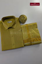 Premium Couple Combo Set with Gold Zari - Jari Gold