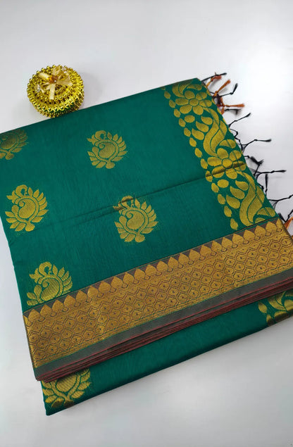Elegant Premium Cotton Blend Saree