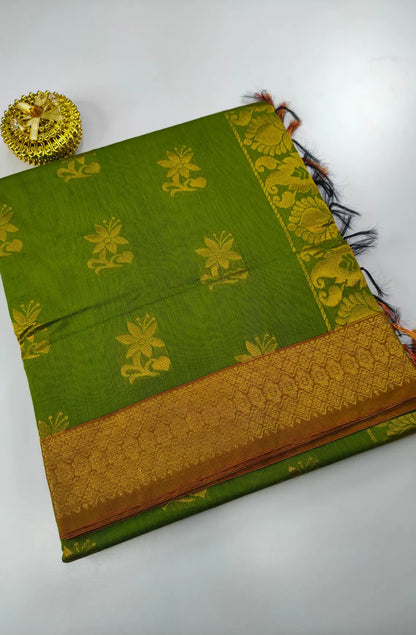 Elegant Premium Cotton Blend Saree