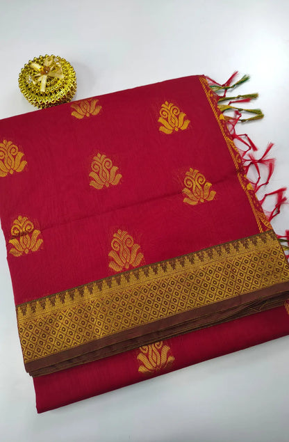 Elegant Premium Cotton Blend Saree