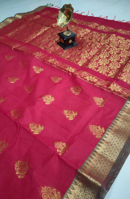 Elegant Premium Cotton Blend Saree