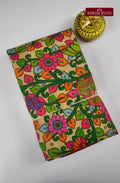 Elite Kalamkari Saree - Multi Colour