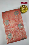 Elite Kanchivaram Bridal Silk Saree - Pastel Peach