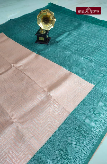 Embossed Semi Kanchi Silk Saree