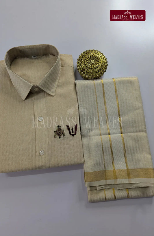 Embroidery Dhoti Set – Lord Balaji Design