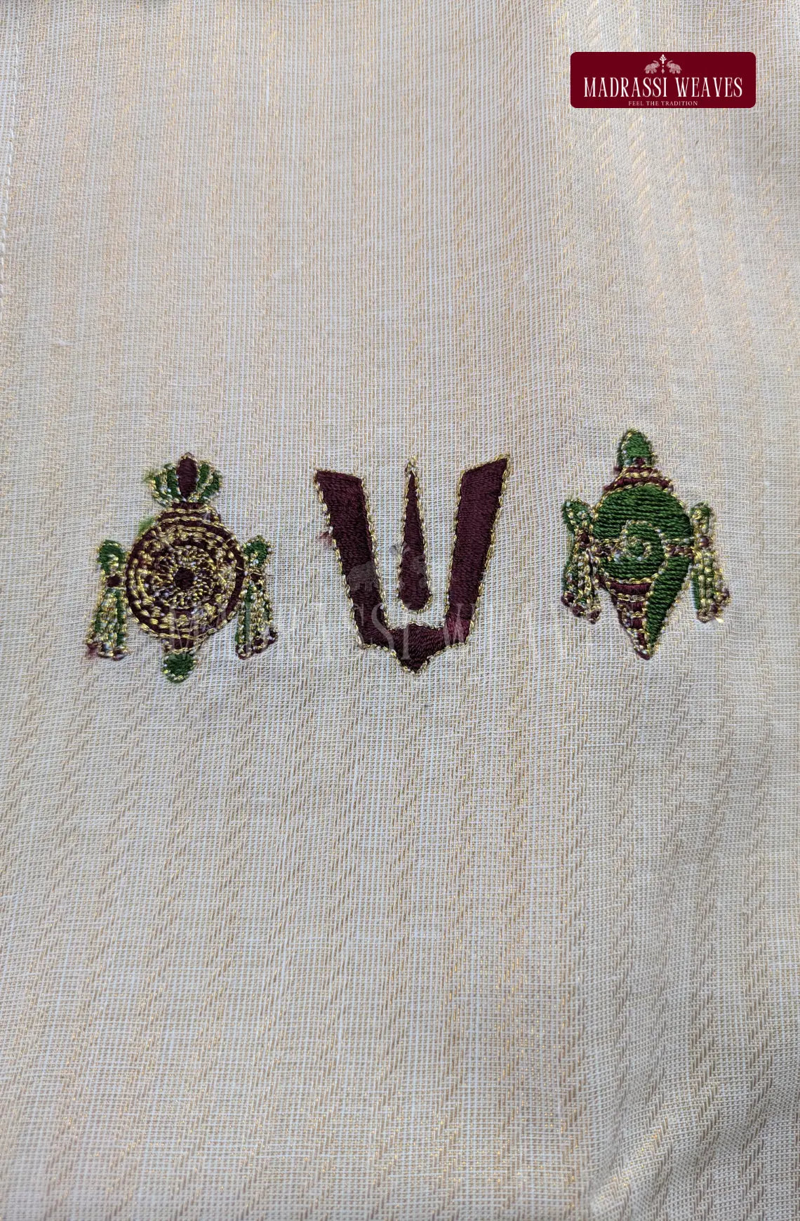 Embroidery Dhoti Set – Lord Balaji Design