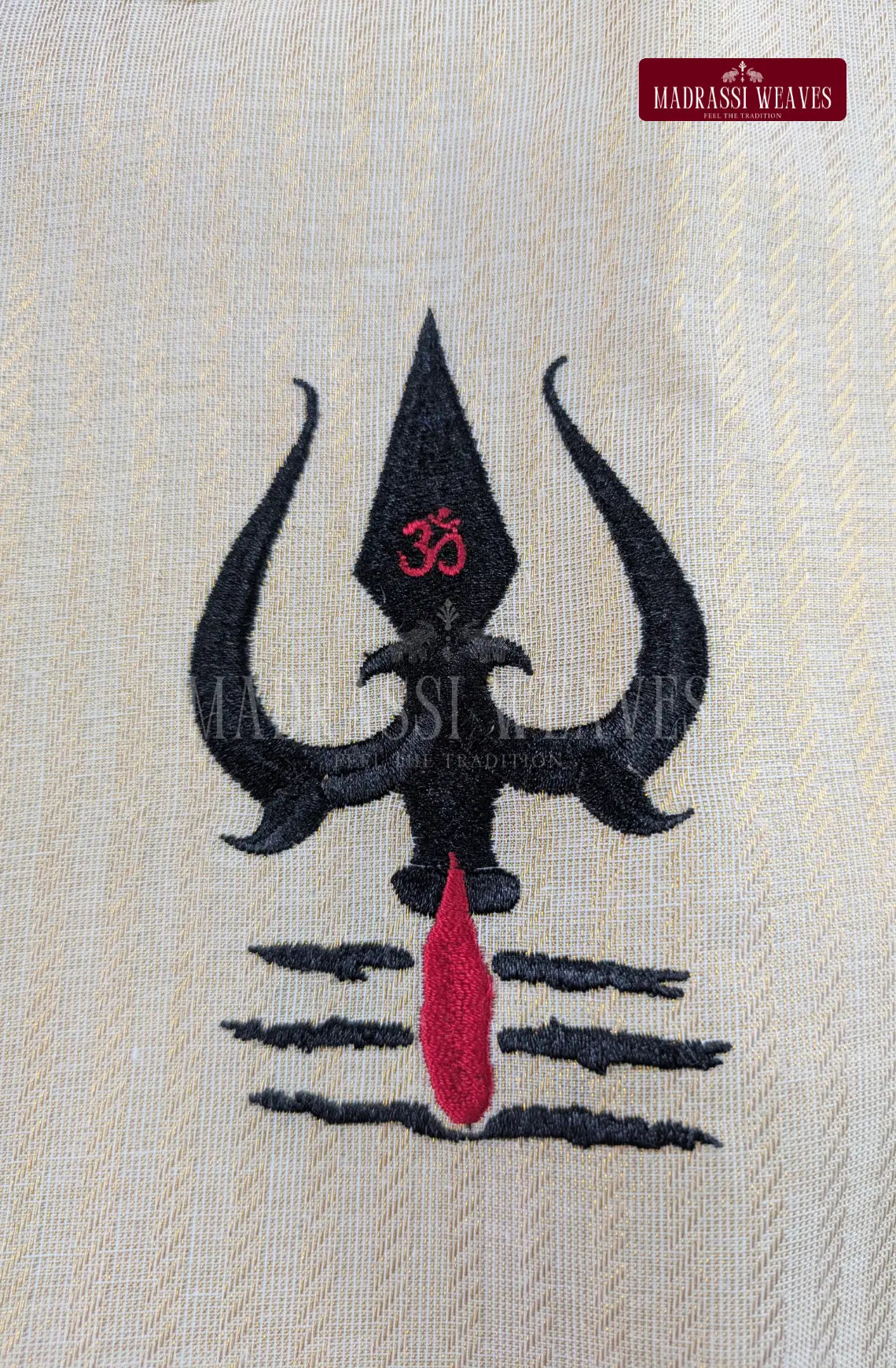 Embroidery Dhoti Set – Lord Shiva Design