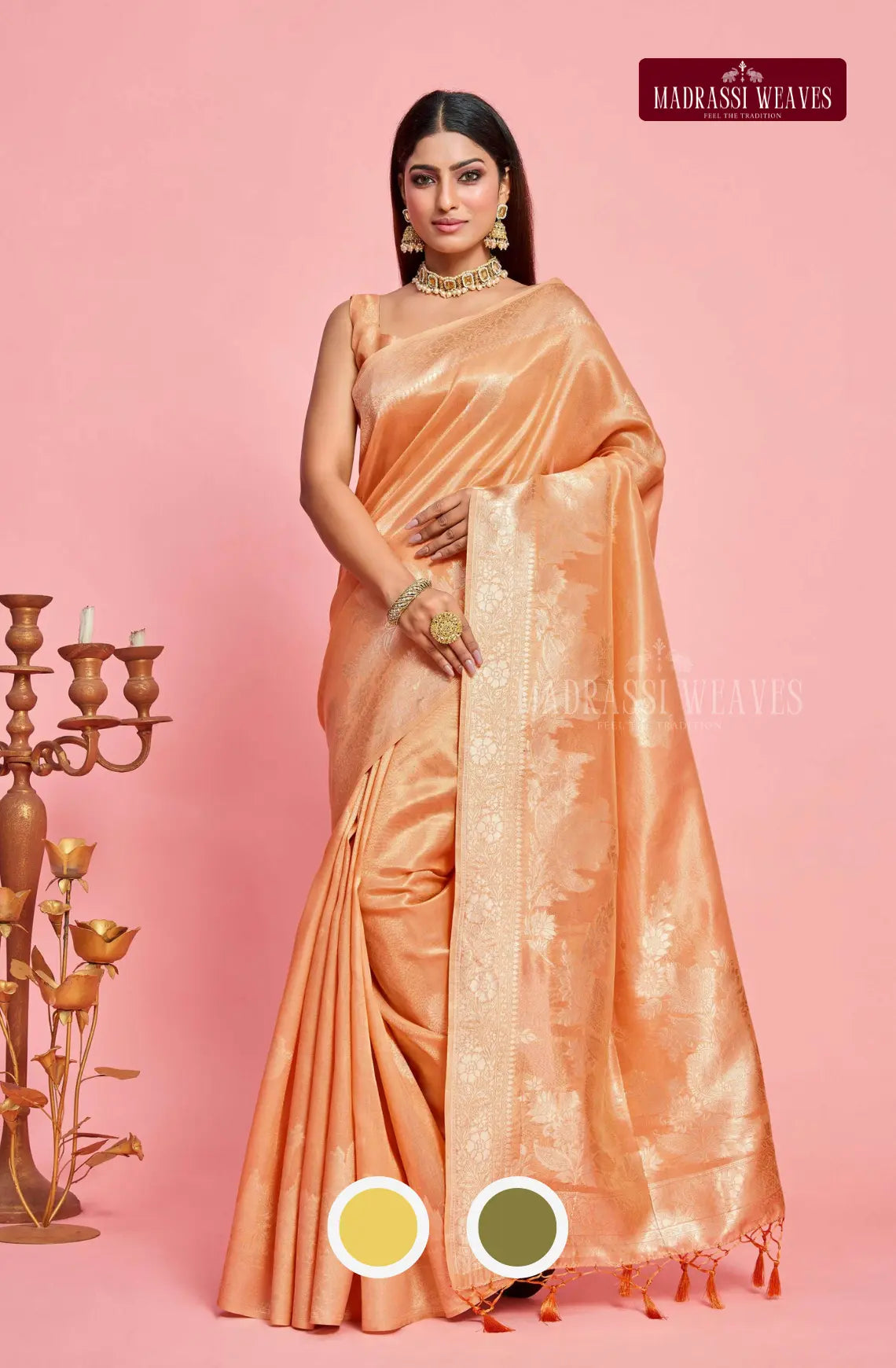 Exclusive Glitter Silk Saree