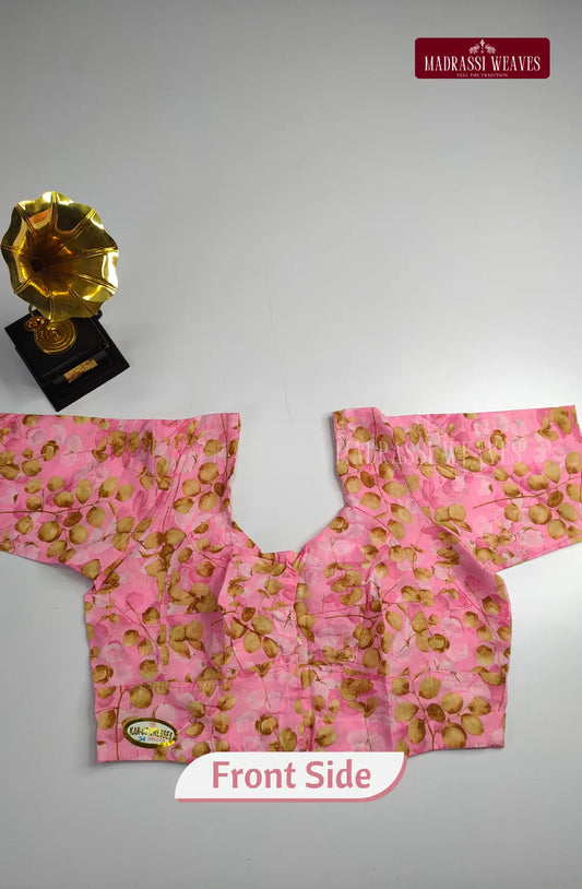 Readymade Floral Printed Blouse - Pink