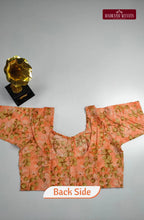 Readymade Floral Printed Blouse - Peach