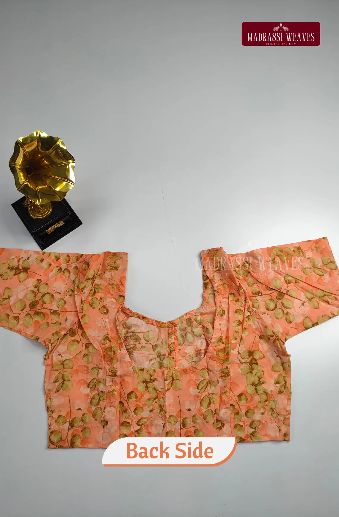 Readymade Floral Printed Blouse - Peach