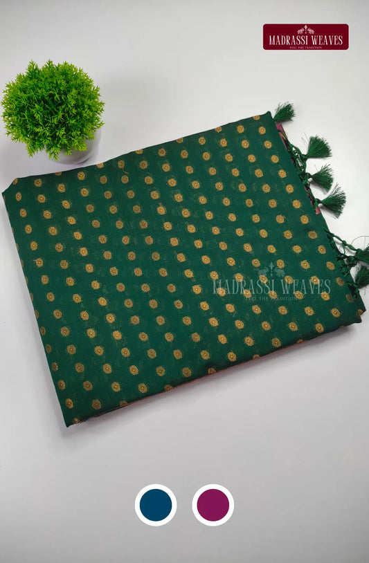 Functional Wear Cotton Blend Saree