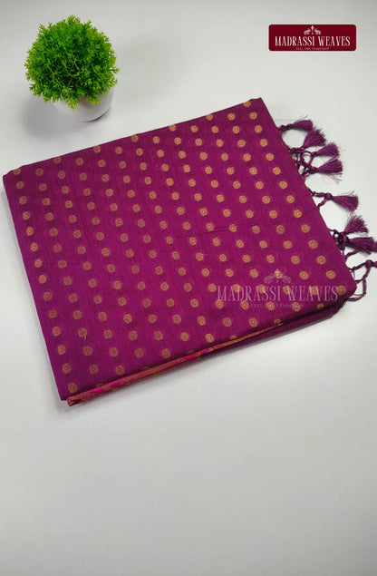 Functional Wear Cotton Blend Saree