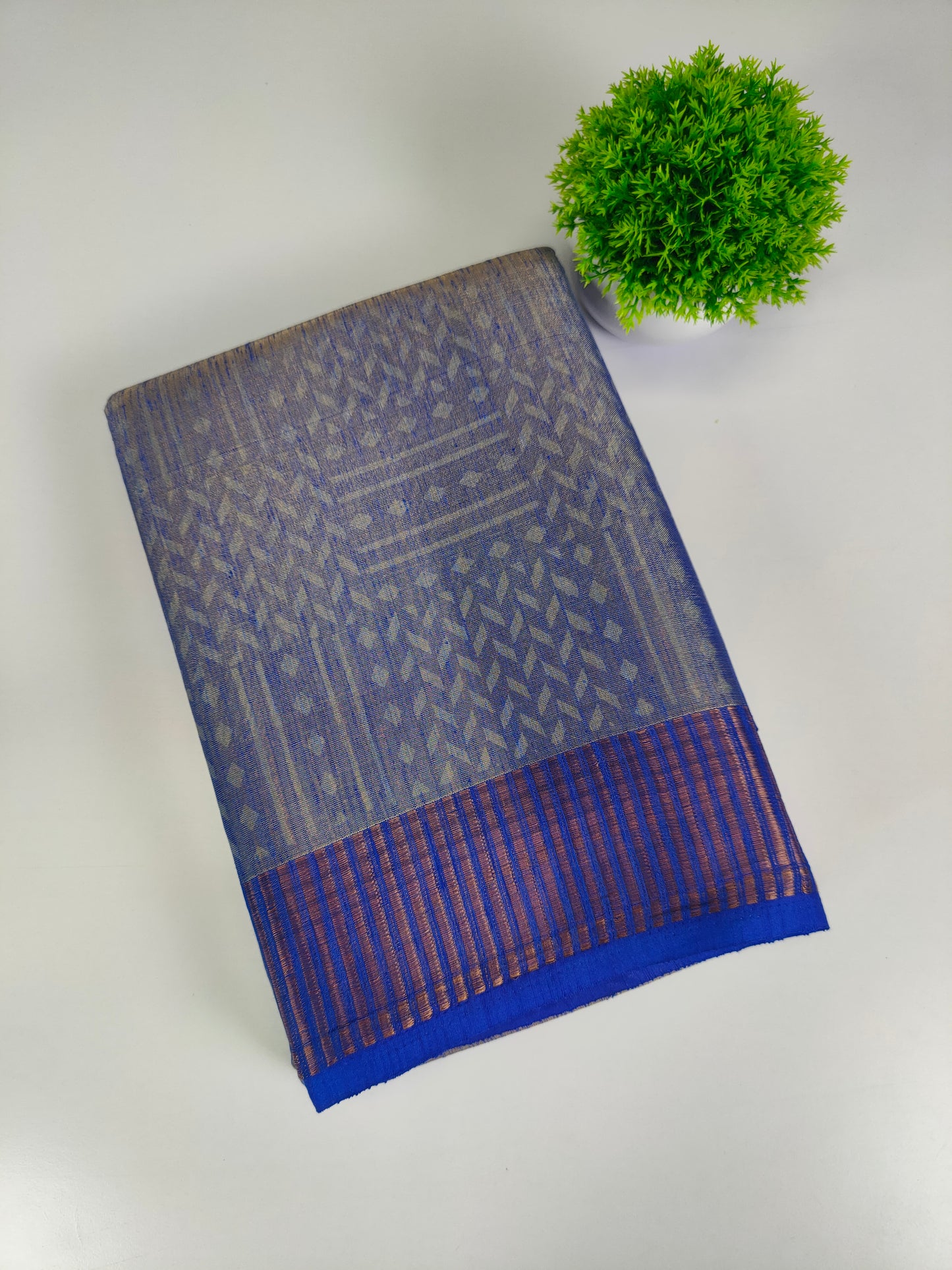 Soft Tissue Dual Tone Saree