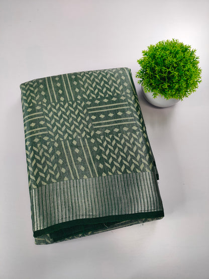 Soft Tissue Dual Tone Saree