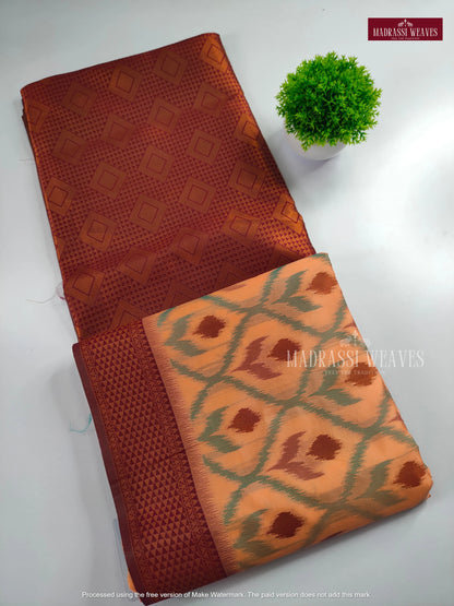 Premium Pochamballi Feather Soft Semi Silk Sarees