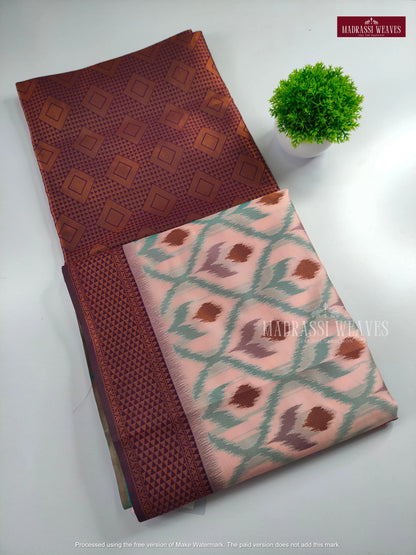 Premium Pochamballi Feather Soft Semi Silk Sarees