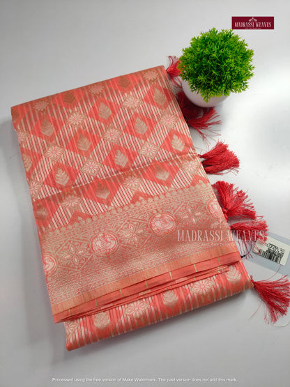 Trending Silver Zari Woven Sarees