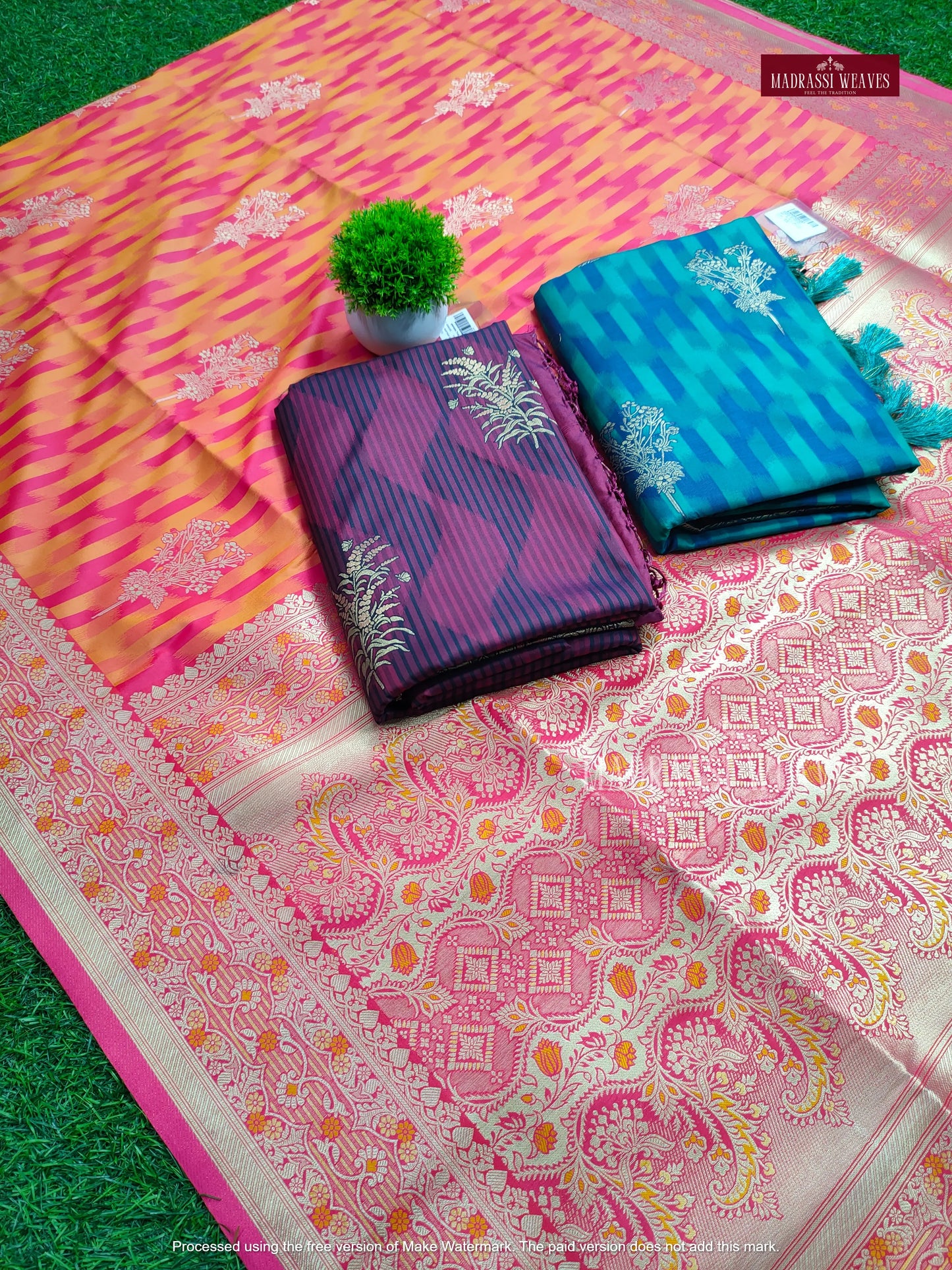 Trending Exclusive Woven Soft Silk Sarees