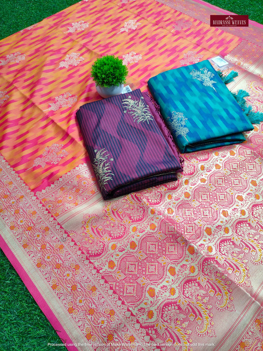 Trending Exclusive Woven Soft Silk Sarees