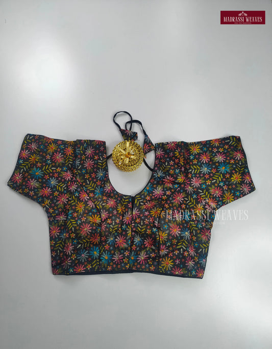 ReadyMade Digital Print With Lining Blouses - Multi Colour