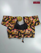 ReadyMade Digital Print with Lining Blouses - Black